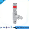 Adjustable gas pressure relief valve
